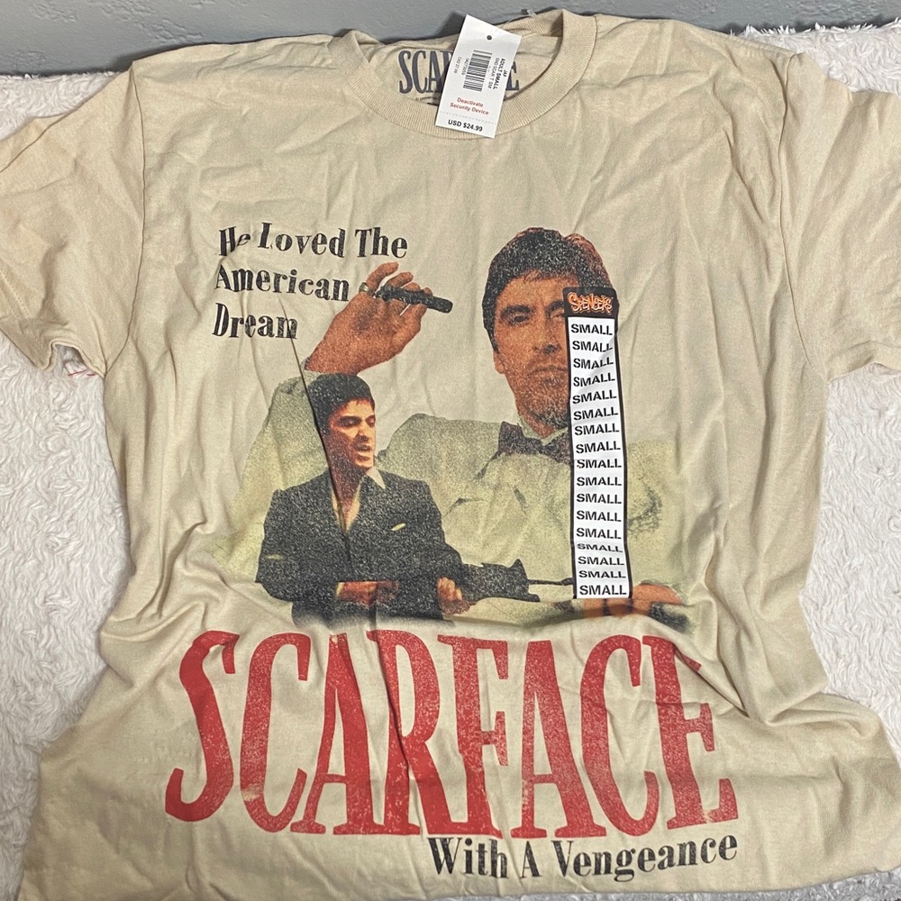 Scarface Graphic Tee - Cream